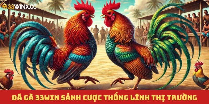 Đá gà 33Win thống lĩnh thị trường nhờ các ưu điểm