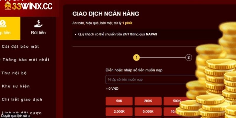 Nạp Tiền 33win - Hướng Dẫn Giao Dịch Đơn Giản Và Nhanh Chóng